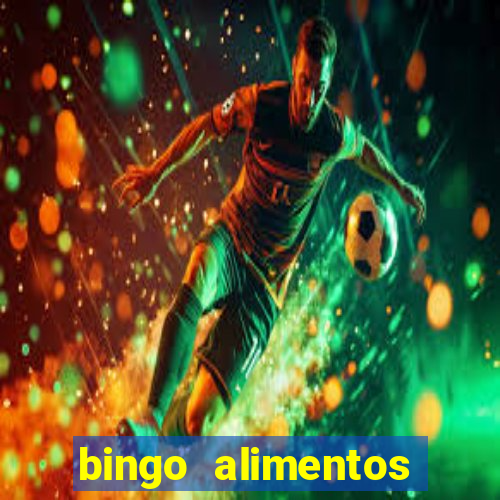 bingo alimentos para imprimir